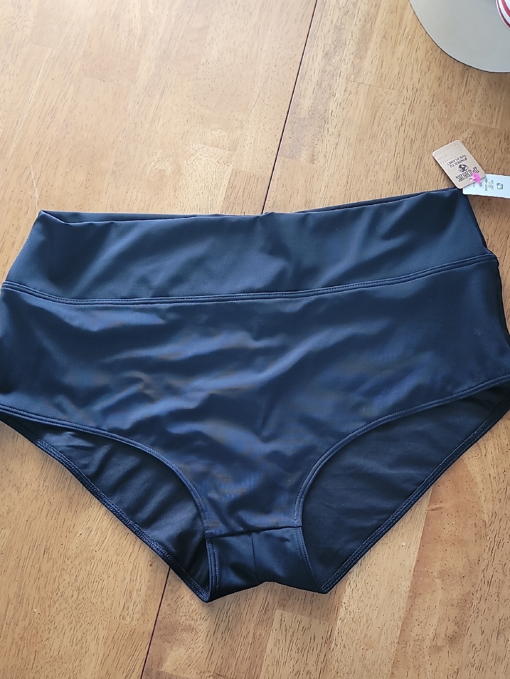 Victoria's Secret High Waisted Black Bikini Bottoms